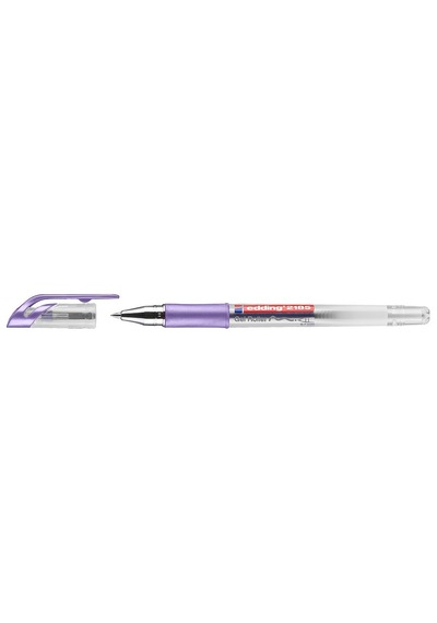 Edding 2185 Jel Roller Kalem - 0.7 Mm - Metalik Mor