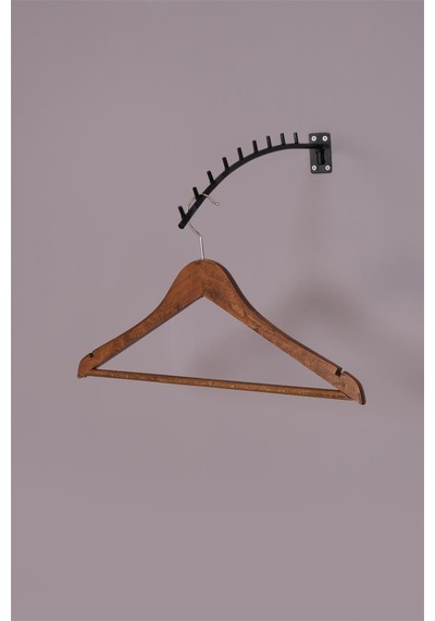 Ahşap Ceviz Askı 5'li Paket Ceviz
