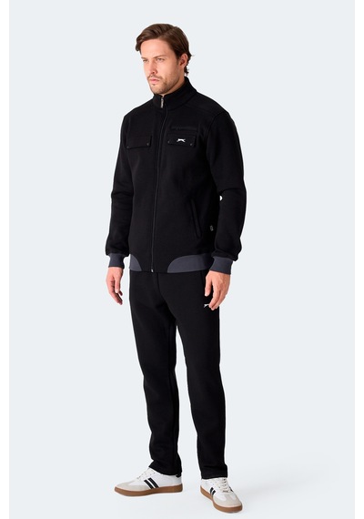 Slazenger Flıcker Erkek Siyah Eşofman Takımı Siyah