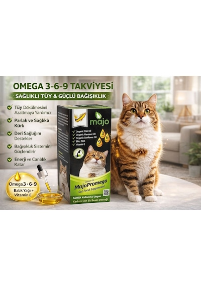 Majo Kedi Balık Somon Yağı 100 Ml