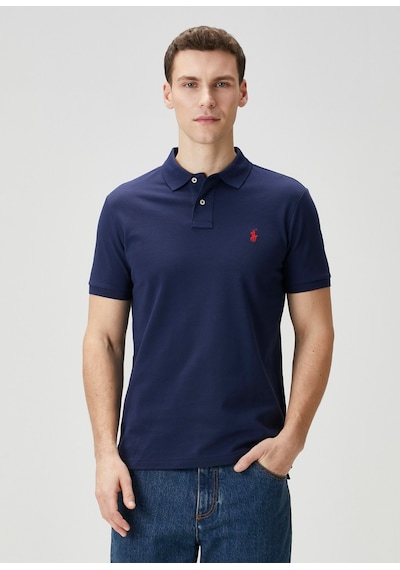 Polo Ralph Lauren Ikonik File Polo Tişört Lacivert