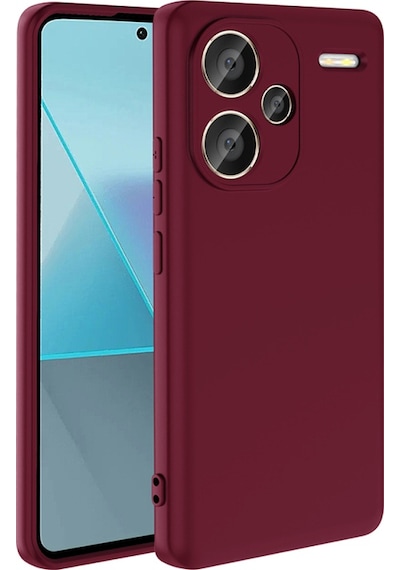 Nihcase Xiaomi Redmi Note 13 Pro Plus 5g Kılıf Mara İçi Kadife Süet Lansman