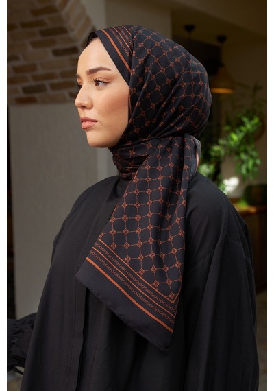 Silk Home %100 Twill İpek Şal 6514-03 Siyah