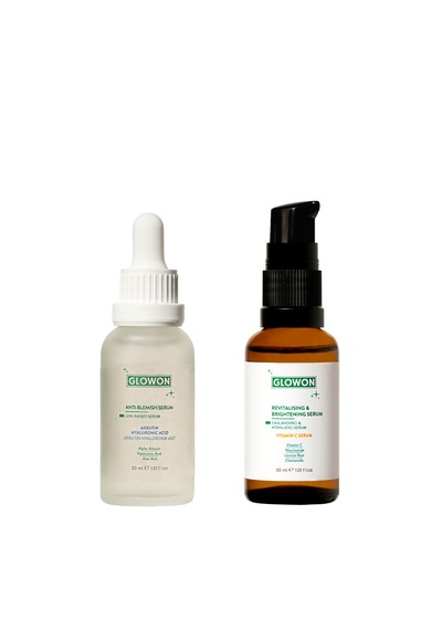 Glowon Leke Karşıtı Serum 30 ML + Canlandırıcı ve Aydınlatıcı Vitamin C Serum 30 ML