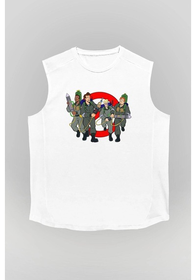 Tarzsokak The Real Ghostbusters Hayalet Avcıları Beyaz Unisex Tişört T-shirt