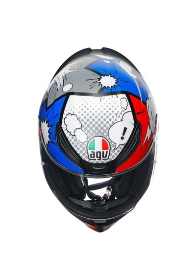 Agv Kask K1 S Bang Mat Italy Blue Renkli