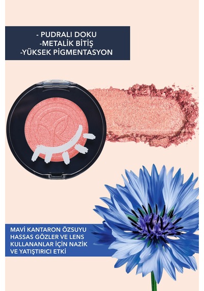 Yves Rocher Tekli Far-12. Metalik Pembe-2g-51793 12 Metalik Pembe