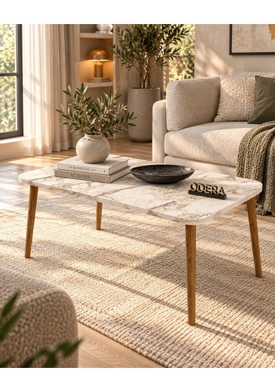 Odera Torna Efes Beyaz Mermer Desenli Orta Sehpa Ve Yuvarlak Zigon Sehpa 4'lü Set Ahşap Ayaklı İskandinav Salon Sehpası Diğer Odera Torna Efes Beyaz Mermer Desenli Orta Sehpa Ve Yuvarlak Zigon Sehpa 4'lü Set Ahşap Ayaklı İskandinav Salon Sehpası Diğer