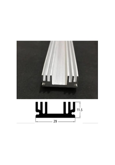 Led Soğutucu Alüminyum Led Soğutucu Power Led Soğutucu 29x11 Mm