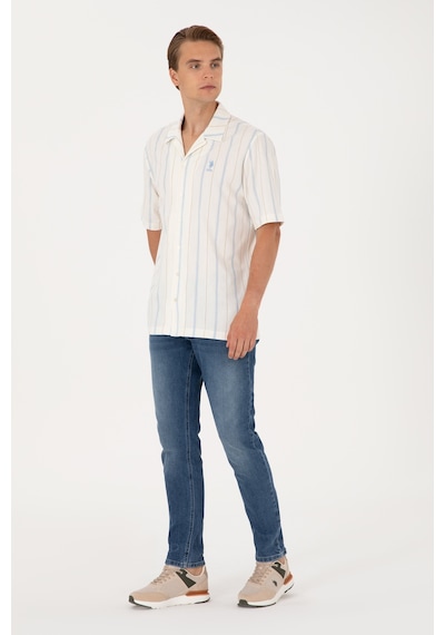 U.s. Polo Assn. Erkek Beyaz Gömlek Örme 50306877-vr013 Beyaz