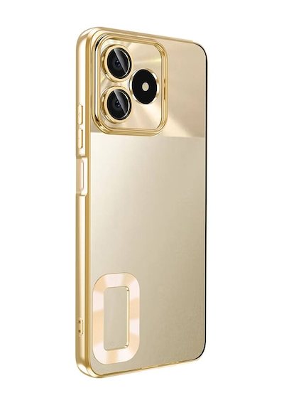 Zore Realme C53 Kılıf Kamera Korumalı Logo Gösteren Ogaa Omega Kapak - Sierra Mavi