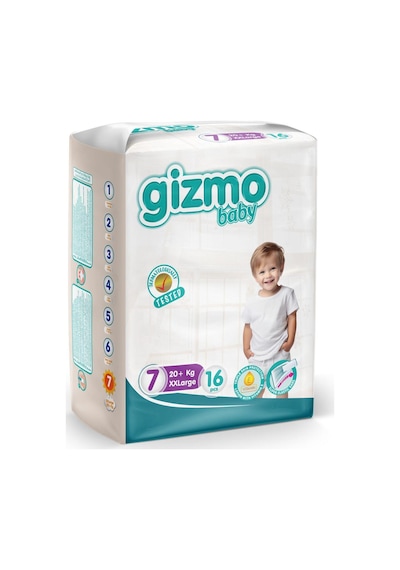 Gizmo Çocuk Bezi Xxl 7 Numara 20 Kg+ 7 Beden