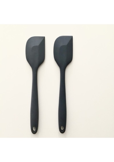 Pink Rose Büyük boy silikon spatula , hamur sıyırıcı (3lü set)