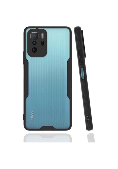 Poco X3 Gt Kılıf Platin Silikon - Siyah İtdark7568
