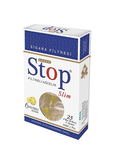 Stop Slim 6 Filtreli Ağızlık 25'li