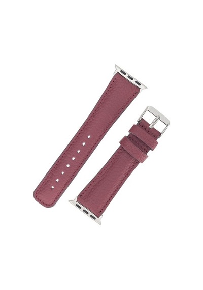 Bouletta Apple Watch Uyumlu Deri Kordon 42-44-45Mm Fl6 Bordo