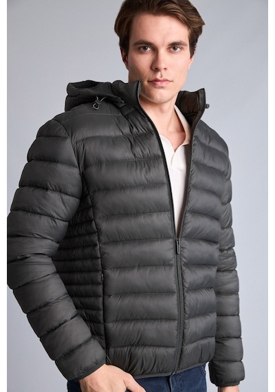 Defacto Sıcak Tutan Su İtici Slim Fit Mont N4661az26augn1284 Yeşil-gn1284
