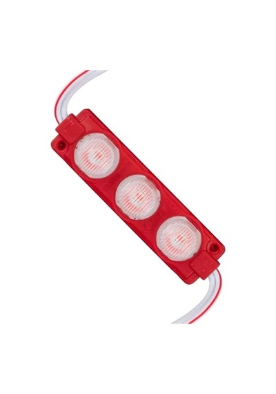 Hubrendy Sh 12 Volt 3 Watt Kırmızı Led Modül - 74x20 Mm - 3030 Çip
