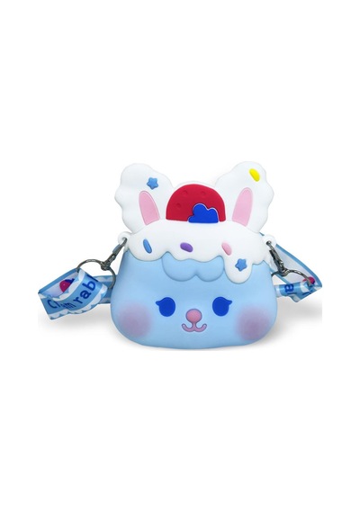 Ogi Mogi Toys Silikon Mavi Tavşan Omuz Çantası