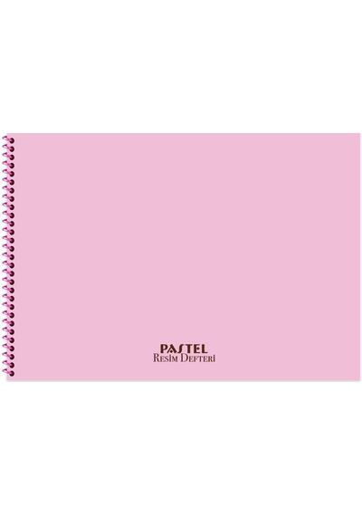 Keskin Color 35x50 20 Yaprak Spiralli Plastik Kapak Pastel Resim Defteri