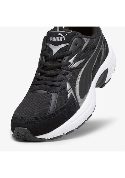 Puma 393489 01 Milenio Tech Suede Siyah-gümüş-k.gri Erkek Spor Ay Siyah