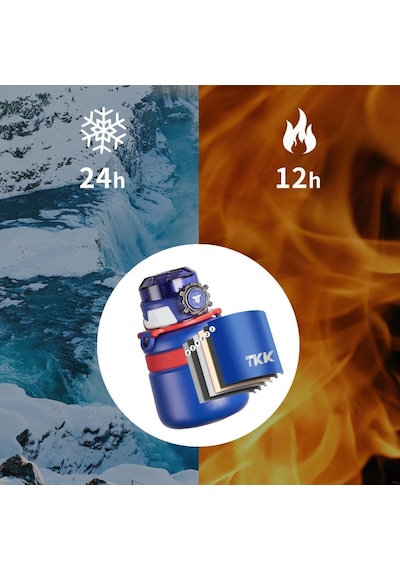 Tkk Çelik Çocuk Matarası 600 Ml Turuncu Kamuflaj