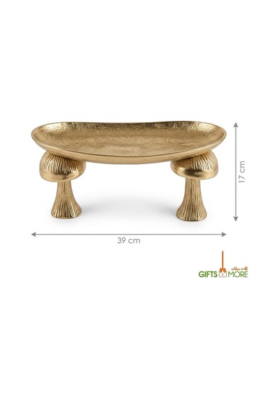Mushroom Gold Ayaklı Gondol 38x16x18