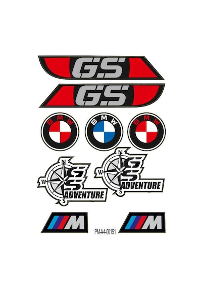 Sticker Seti Gs Bmw Tasarımlı Grenaj Kaplama 01 Nötr
