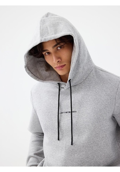 Erkek Yls Sweatshirt Lf2034269 Gri Melanj