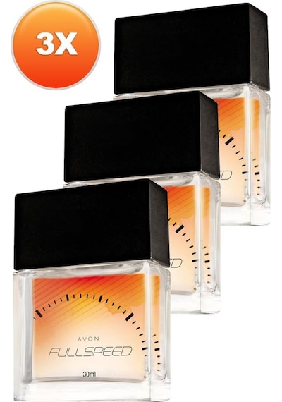 Avon Full Speed Erkek Parfüm EDT 30 ML x 3