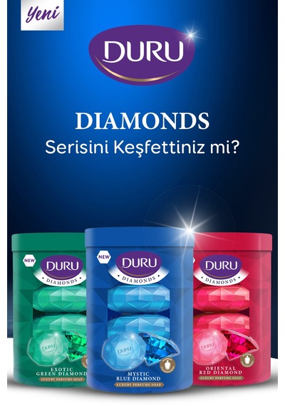 Diamonds Serisi Mystic Blue Diamond 16 Adet Güzellik Sabunu 4x360 Gr Diğer