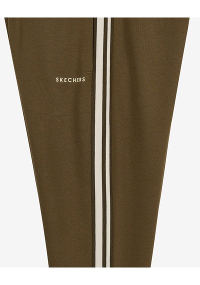 Skechers M Lw Stripe Jogger Sweatpant Erkek Haki Eşofman Altı S2610104-0255