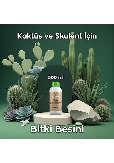 Aura Botanica 250 Ml Kaktüs Ve Skulent İçin Daha Canlı Görünüm Ve Dengeli Büyüme 500 ML