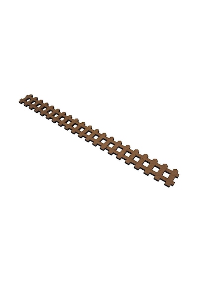 Ahşap Çit Boyanabilir Ahşap Model Çiti 3x30cm 10 Adet