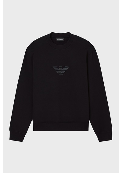 Emporio Armani Pamuklu Regular Fit Bisiklet Yaka Sweat Erkek Sweat Em004541 Af10013 Mc539 Siyah