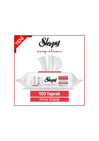 Easy Clean Kiraz Çiçeği Yüzey Temizlik Havlusu, 100 Yaprak 7 Al 6 Öde Diğer