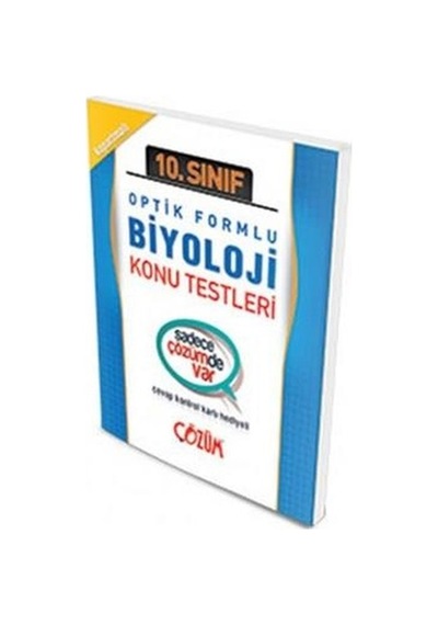 10.Sınıf Biyoloji Optik Formlu K.Testi Yaprak Test - Çözüm Yayı