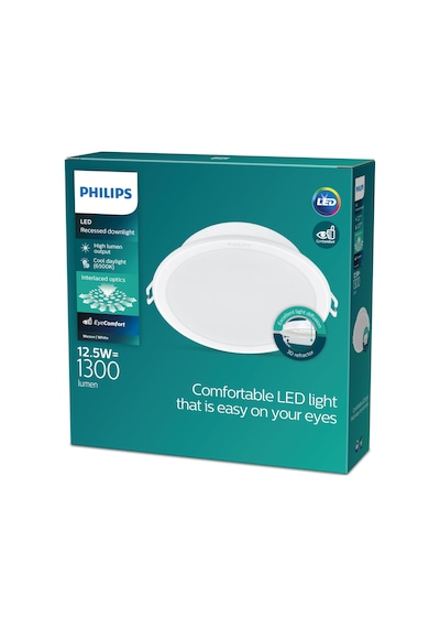 Philips Meson Tavan Gömme Spot 12.5W 1300 Lumen 6500K Beyaz Işık (125mm delikler için uygundur)
