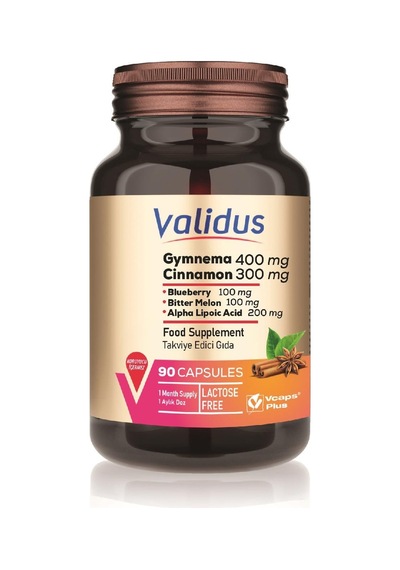 Validus Gymnema Sylvestre 400 Mg + Cinnamon 300 Mg 90 Kapsül