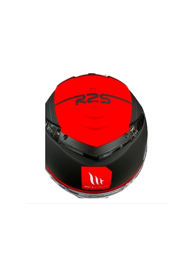 MT Thunder 4 SV R25 B5 Şeffaf Vizör Kask Kırmızı - Mat Siyah