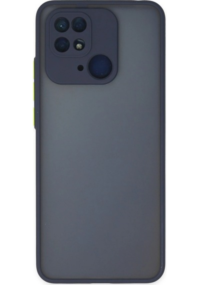 Ilkeshop Newface Xiaomi Redmi 10c Kılıf Montreal Silikon Kapak - Lacivert