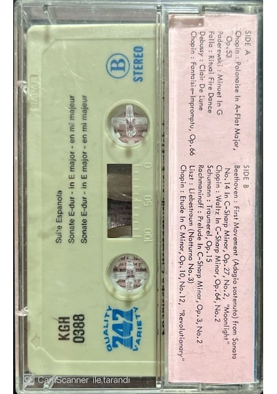 Plak Değildir Kaset Tir Greatest Hits The Piano Classic Kaset