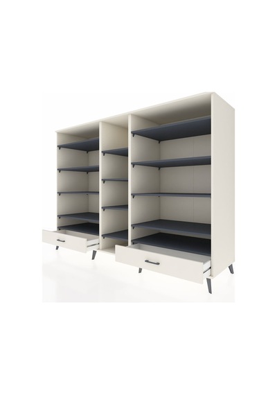 Kronos Dolap 14 Raflı 2 Çekmeceli 220x59x163 Aytaşı-antrasit/ayt Aytaşı-antrasit/aytaşı Kronos Dolap 14 Raflı 2 Çekmeceli 220x59x163 Aytaşı-antrasit/ayt Aytaşı-antrasit/aytaşı