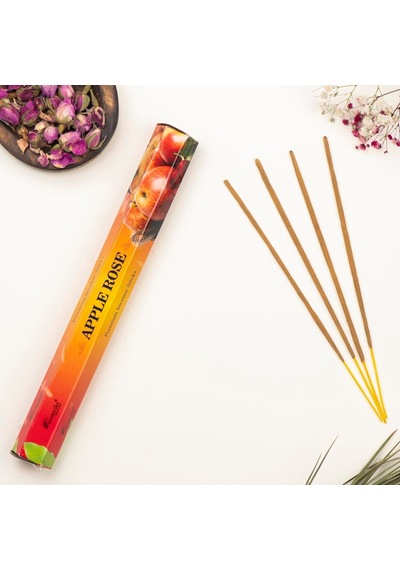 Aromatika Elma & Gül Aromalı Premium Çubuk Tütsü