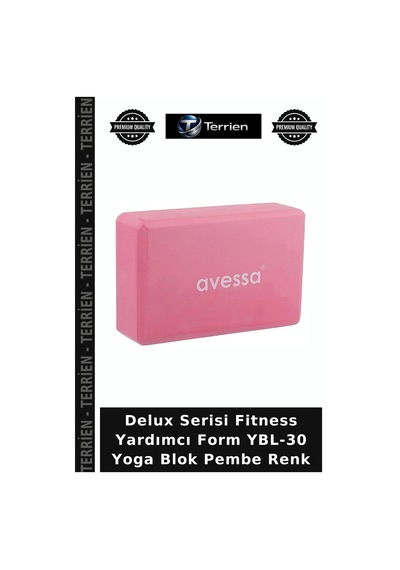 Delux Serisi Fitness Yardımcı Form Ybl-30 Yoga Blok Pembe Renk