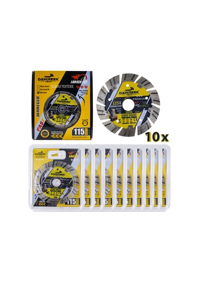 Dawreek Dt013cd 115mm Premium Segmentli Elmas Testere Beton-duvar-tuğla