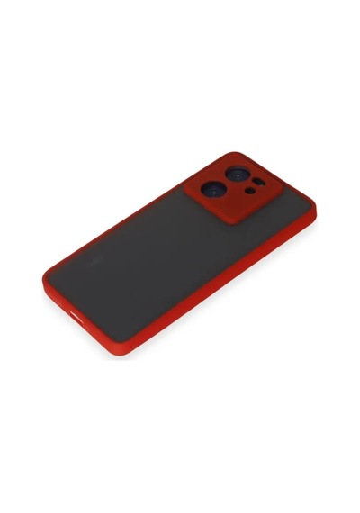 Jenerik Xiaomi Mi 13t Pro Kılıf Montreal Silikon Kapak - Kırmızı