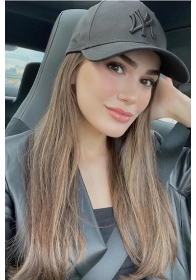 Elif İç Giyim Unisex Ny Nakışlı Siyah Kep Şapka Siyah