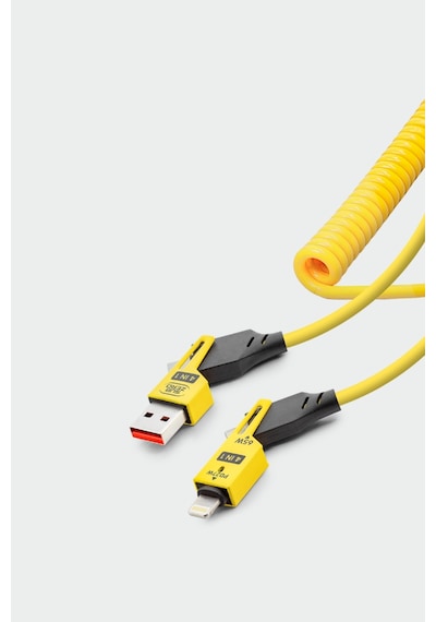 Subzero Cl160 4in1 Type-c 65w To Usb-a + Type-c To Lightning 27w Hızlı Şarj Kablosu Şarj Data Kablosu