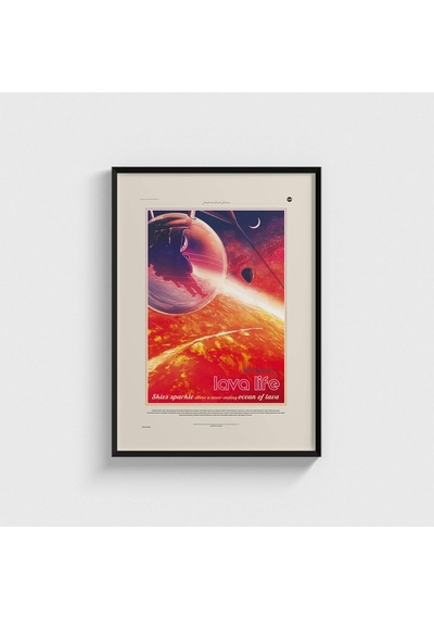 55 Cancri E Lava Life Nasa Tablo Çerçeveli Poster Duvar Dekorasyonu Siyah Çerçeveli Tablo Siyah Çerçeveli Tablo Dn11d114sıyah